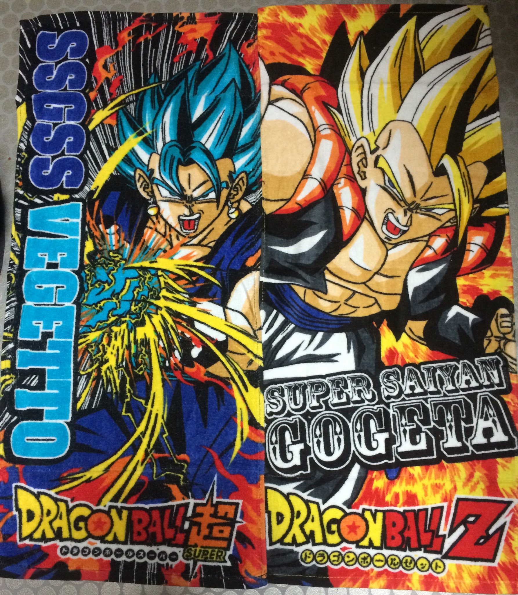 ドラゴンボール　ベジット　ゴジータ　フェイスタオル ドラゴンボールベジットゴジータフェイスタオル