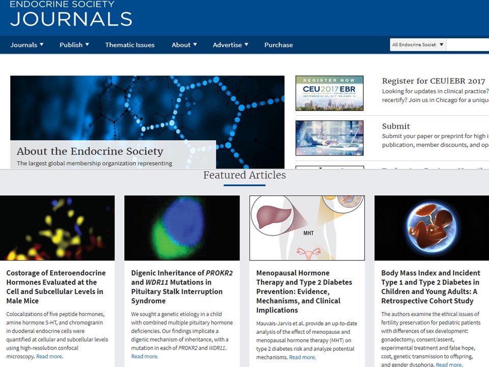 DanielJDrucker's tweet photo. Where to send that next paper? Consider an @TheEndoSociety Journal @EndoMedia Multiple option covering broad range of #endocrinescience https://t.co/wr1tIlyB0T