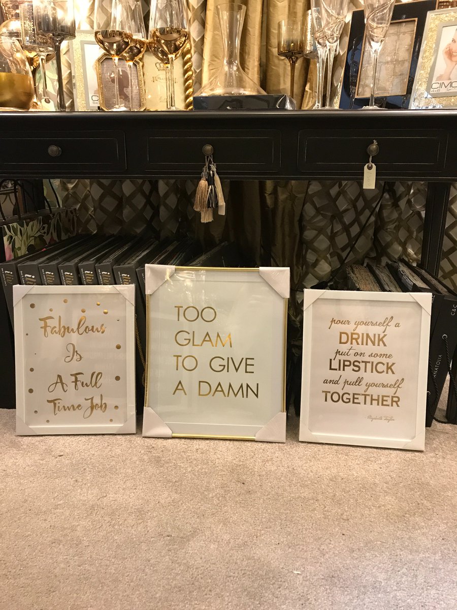 BriggateHouse's tweet photo. New arrivals including these beautiful prints! Perfect way to accessorise your bedroom or work space. Priced between £10-12 #Glamorous https://t.co/wFA4E20bpf