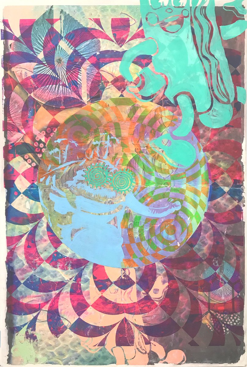 artpistol's tweet photo. Joshua Stanton's colourful and quirky work is a creative collaboration between human and artificial intelligence https://t.co/gUokeIeMe4 https://t.co/dK3EFKsuKW
