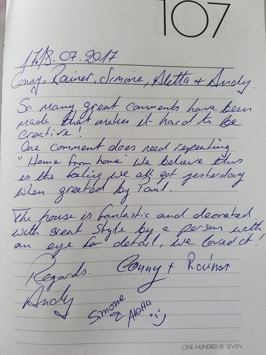 Great guests #happyguests #Muenster #Germany #VisitBath  #VisitWells theannexesouthoverhouse.com