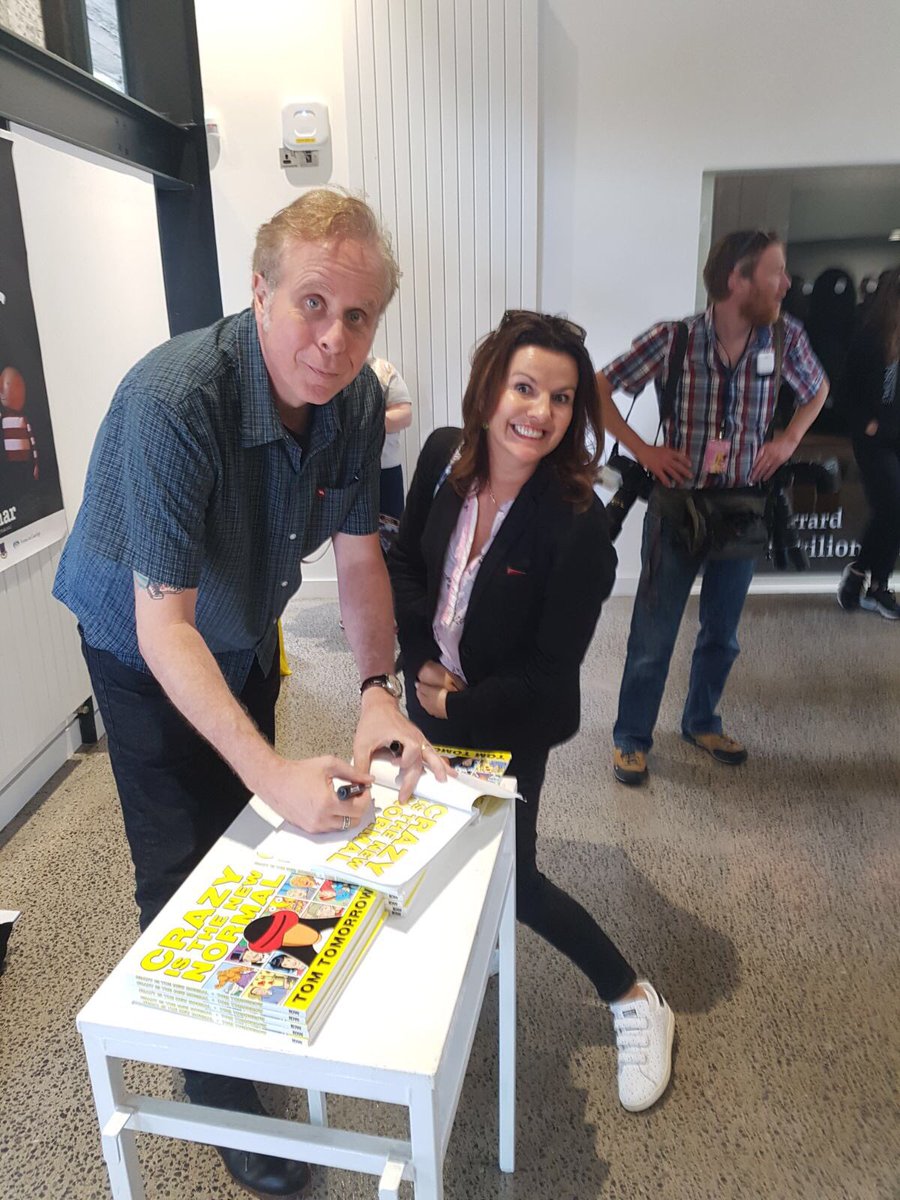 creativeirl's tweet image. Brilliant convo on #CartoonPower GRMA @tomtomorrow @DeirdreOKane1 Next up - Putting the me in media w/ @JamesKavanagh_ at 2.30pm @nuigalway