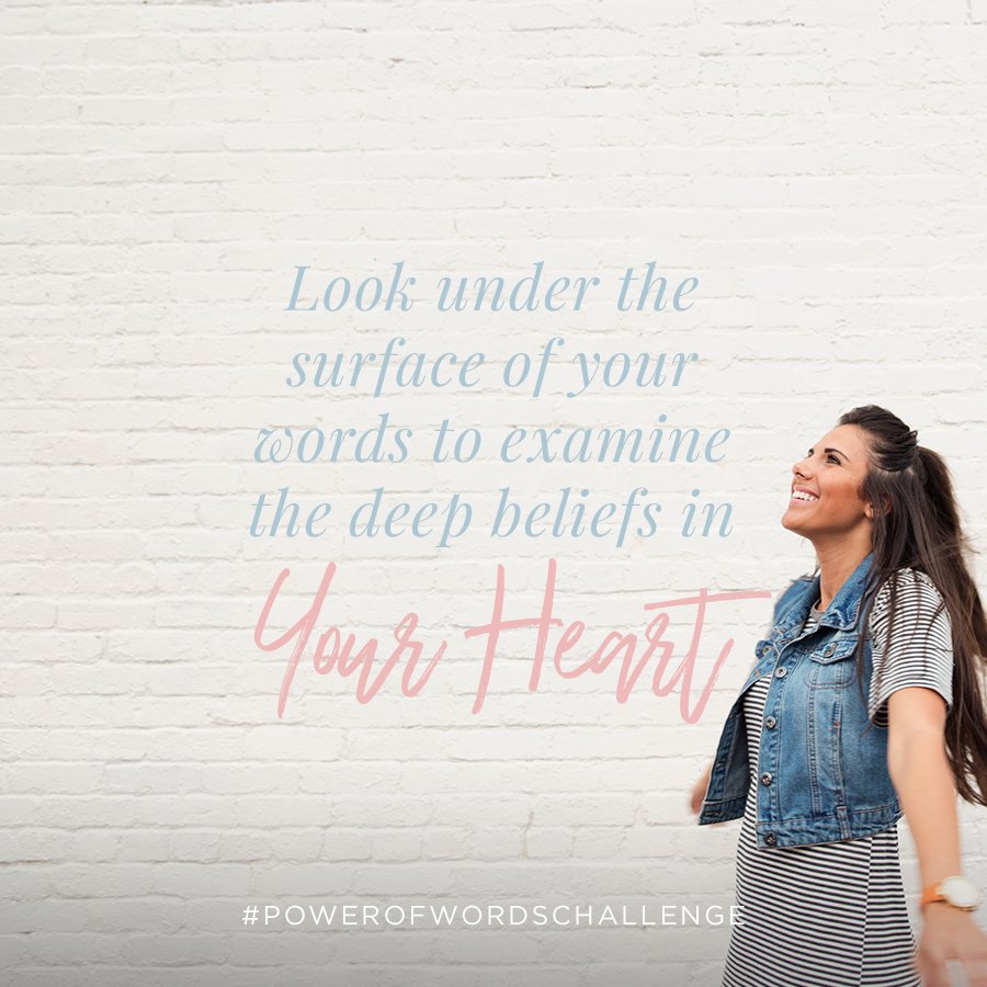 ReviveOurHearts's tweet photo. Look under the surface of your words to examine the attitudes and deep beliefs in your heart. #PowerOfWordsChallenge https://t.co/buRft6l7hd
