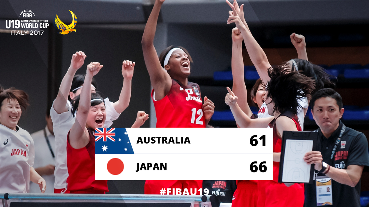 FIBA's tweet photo. 🇯🇵 Japan surprise Australia to take opening win at #FIBAU19

📊 https://t.co/ufhOVgDrrU https://t.co/iDehc4Zds3