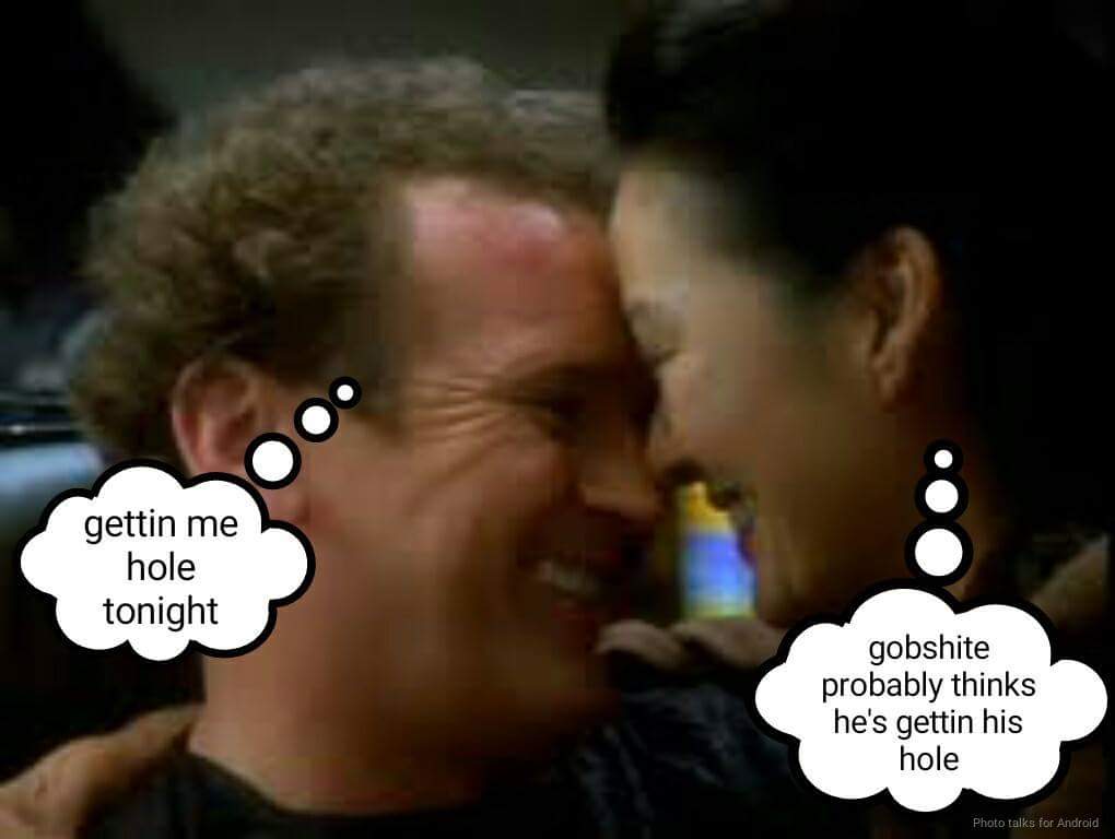 DoyleTrek's tweet photo. #StarTrek #Coddle #ChiefOBrien #GettingTheRide https://t.co/e7Qofa0eM4