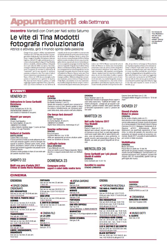 mondopadano's tweet photo. Su #MondoPadano in edicola fino al 27 luglio gli appuntamenti del w-e e della settimana da non perdere. #StayTuned https://t.co/oIj8BeoZrK