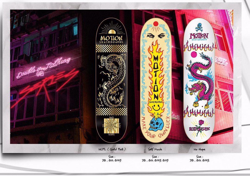 vast_store's tweet photo. "Double or nothing" series
-
New deck by @motionsk8 available in our store https://t.co/FIVzVmSWy7