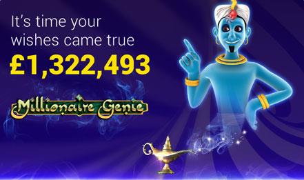 SugarBingo's tweet photo. It's time your wishes came true! Millionaire Genie - a huge £2.4M jackpot!

https://t.co/5OuCkRK328 #Slots https://t.co/wZoB1XaksD