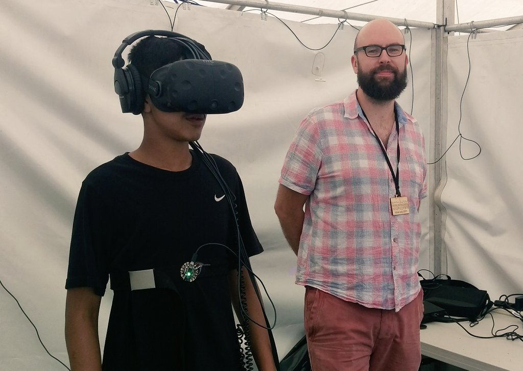 alphachar's tweet photo. Serving up breathing-controlled underwater VR realness to our 26th consecutive visitor of the day!
#exploredeep #DublinMaker https://t.co/De3GBKSVIL