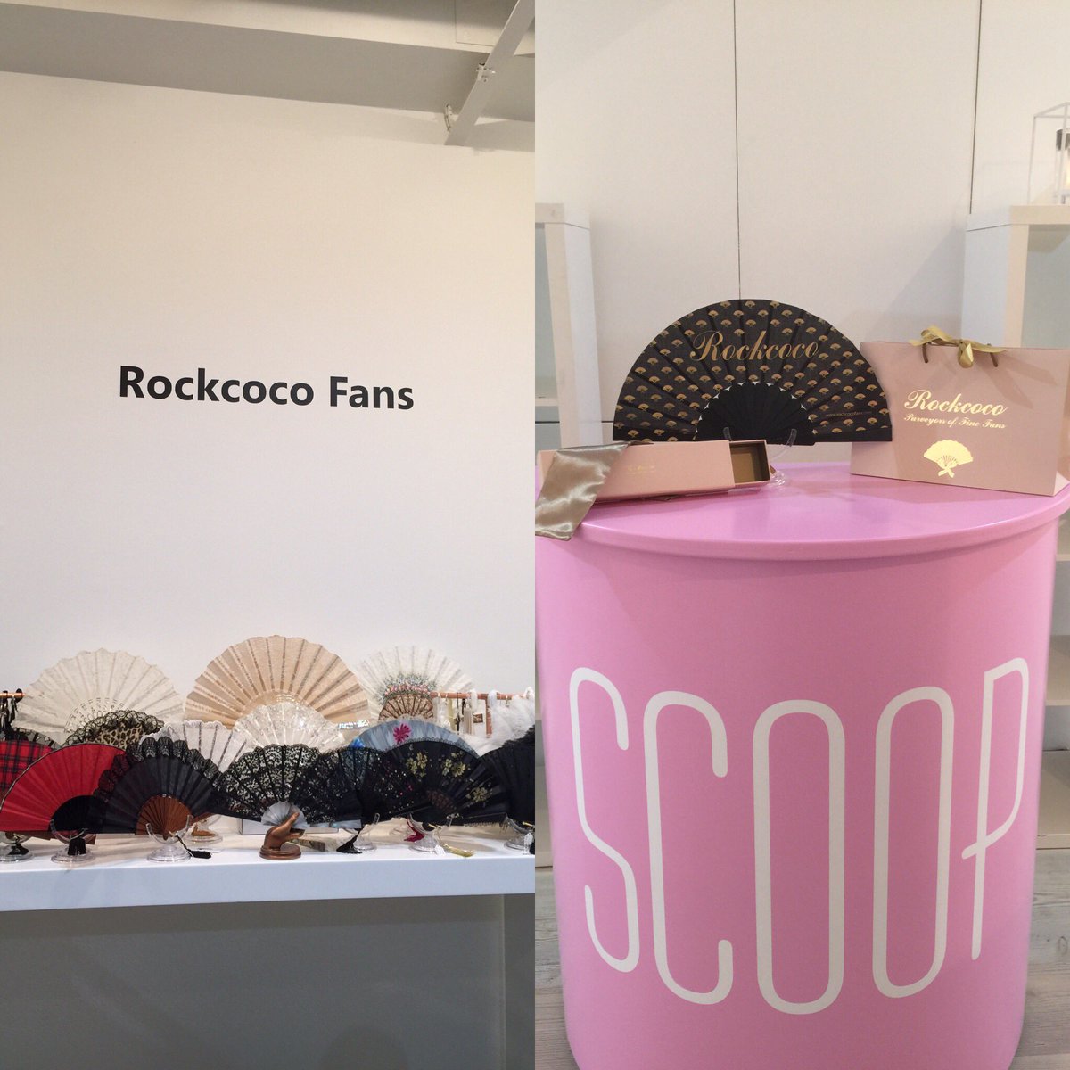 Rockcoco Fans@ #scoopinthesummer #saatchigallery #Chelsea #handfan #abanicos #eventail #rockcocofans #luxuryfashion