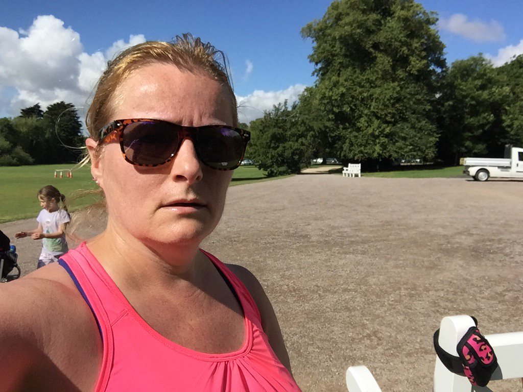 cunningham3013's tweet photo. Just finished 5K, I'm exhausted, but delighted!! #proud @PeptalkHQ https://t.co/1YLPMVeBfr