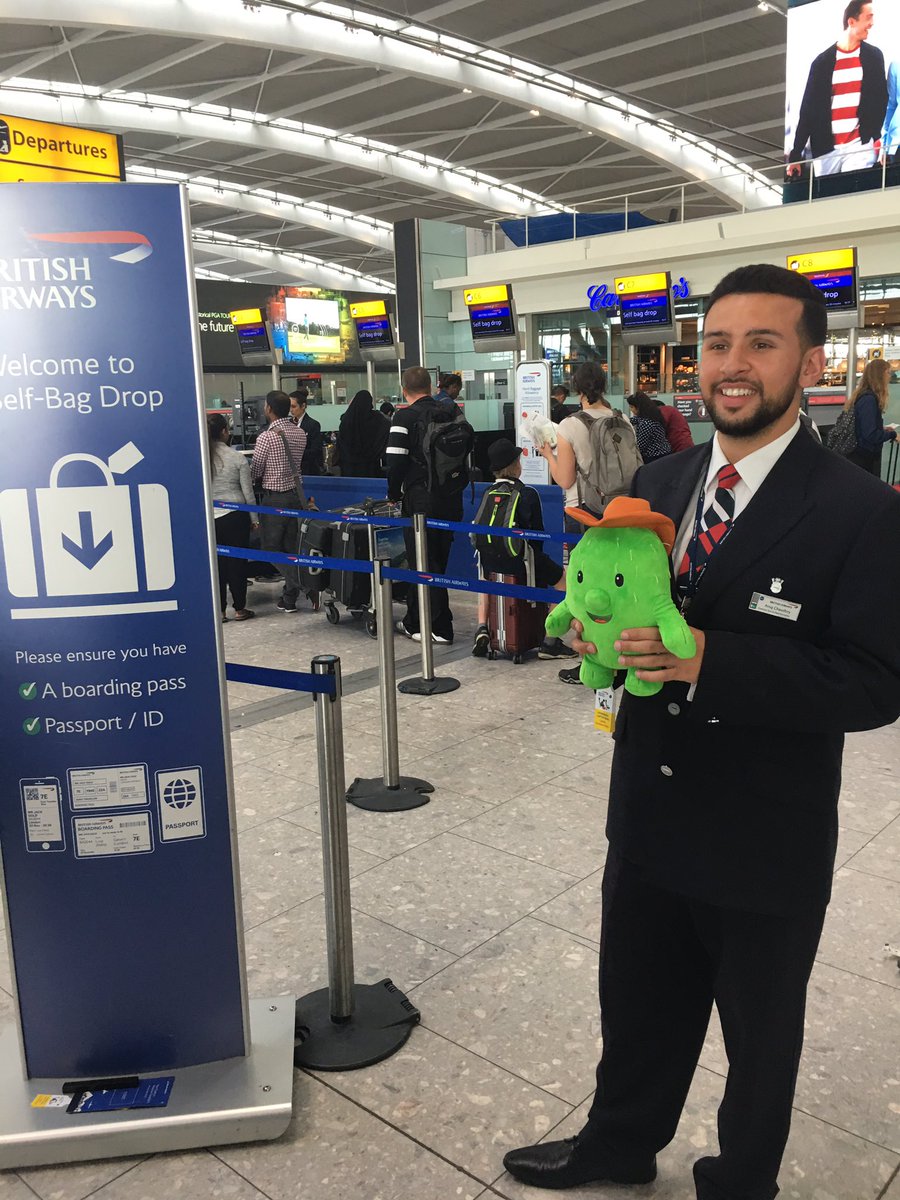 Colin's ready to check in! #cactusonthemove