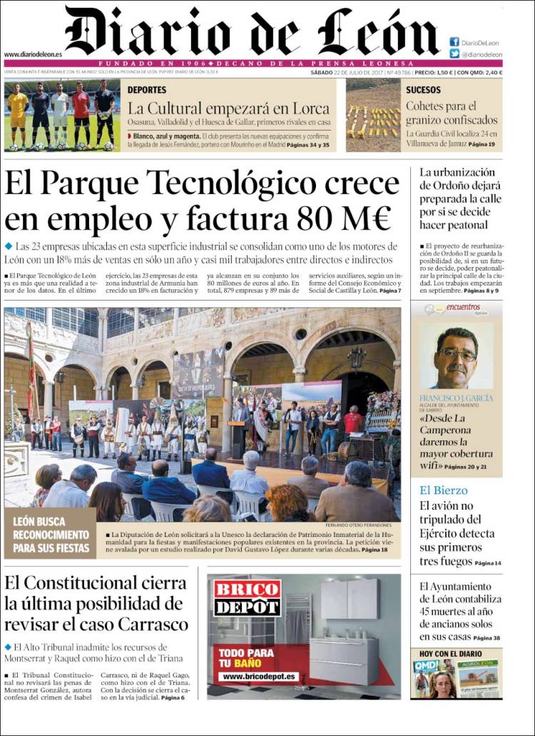 esRadio_CyL's tweet photo. 🗞️Las #portadas de los diarios @edigrup en #CastillayLeón. No te pierdas @DiarioCyLMundo, @diariodeleon, @diariodesoria y @correodeburgos. https://t.co/f2xhXRWIQV