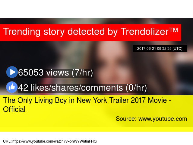 Bondolizer's tweet photo. The Only Living Boy in #NewYork Trailer 2017 Movie - Official #JeffBridges #KateBeckinsale #AndyMackenzie... https://t.co/13Oi2bUOTT https://t.co/A4ebR2gNyl