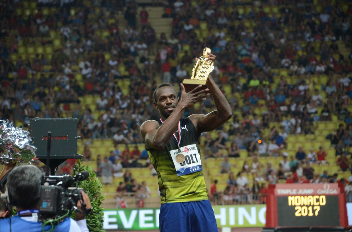 usainbolt's tweet photo. Thank you Monaco 🙌🏽🙌🏽 https://t.co/JCh6rVchIp