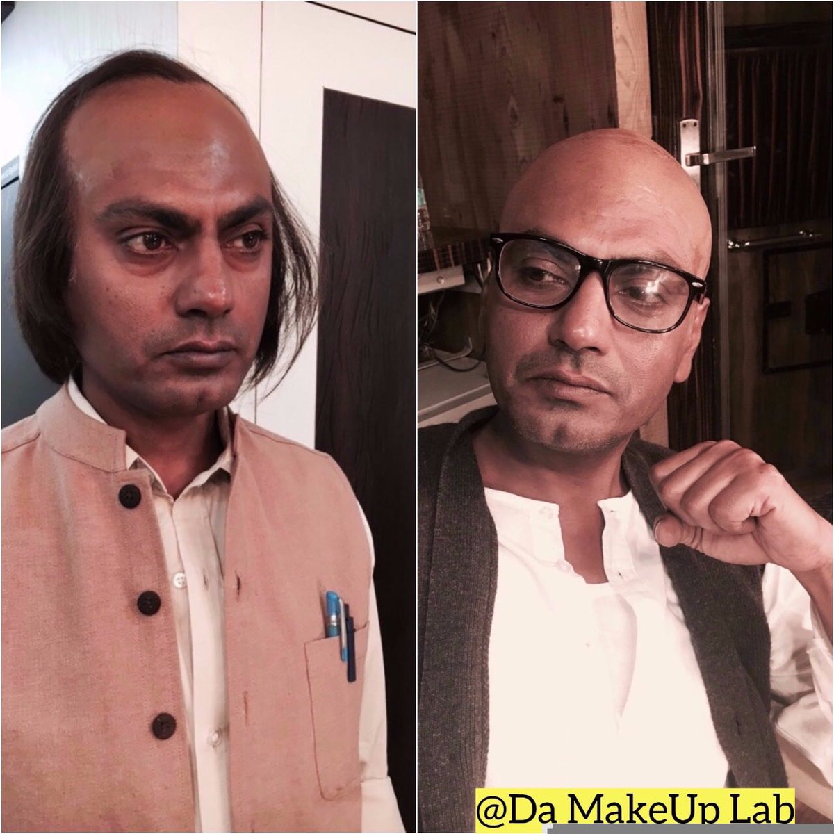Da_MakeUpLab's tweet photo. Congrats @Nawazuddin_S on the rave reviews for #MunnaMichael &amp; #Mom. You are an inspiration &amp; we can't wait to work again #Preetisheel https://t.co/aexDKmRWuK