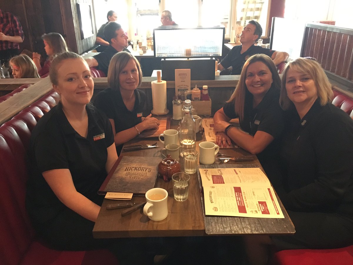 Representing <a href="/SWMFireControl/">Staffordshire and West Midlands Fire Control</a> at the opening of Hickory's Smoke House #freebreakfast