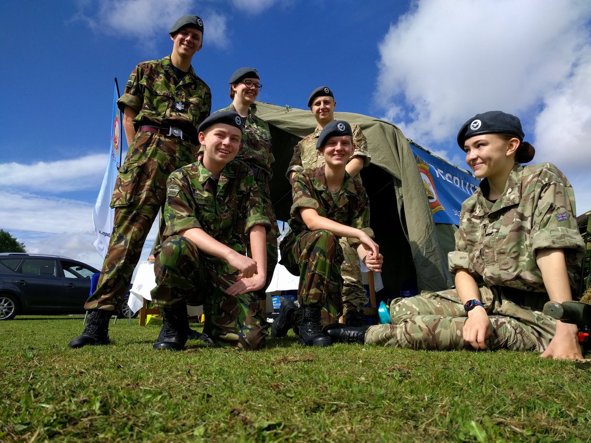 Set up and ready to help at Whitwell gala today. Squadron is now accepting names for next intake in September.