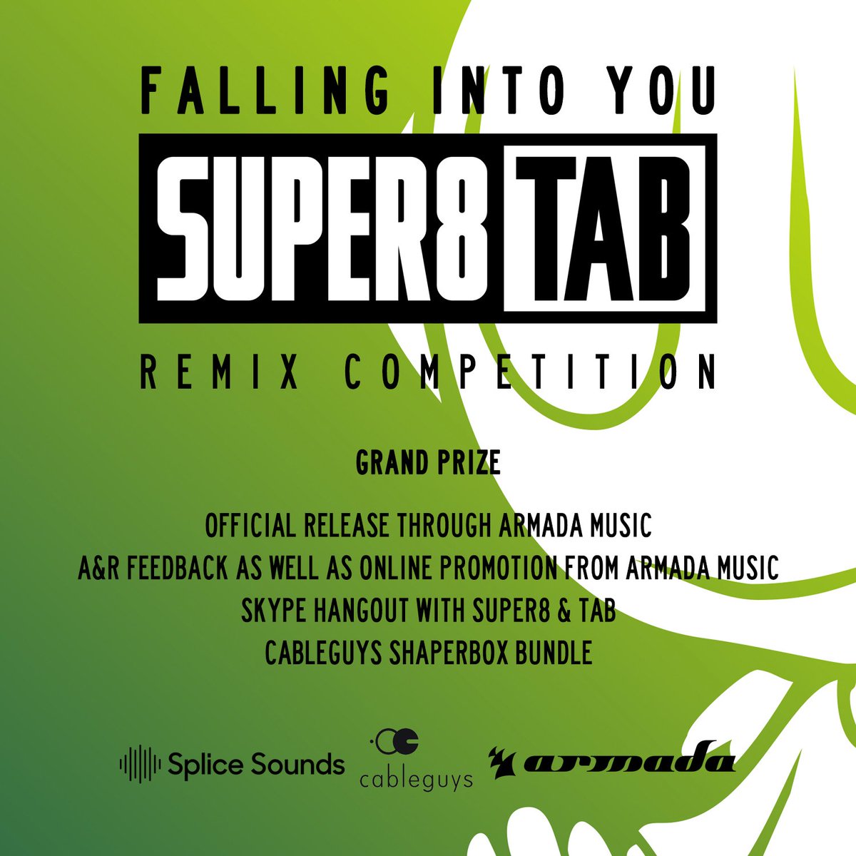Super8Tab's tweet photo. Just over one week left to remix #FallingIntoYou and win amazing prizes from @armada @splice & @CableguysTweets 🙌🏻💯 https://t.co/db84hdepgq https://t.co/lzEINT6o32
