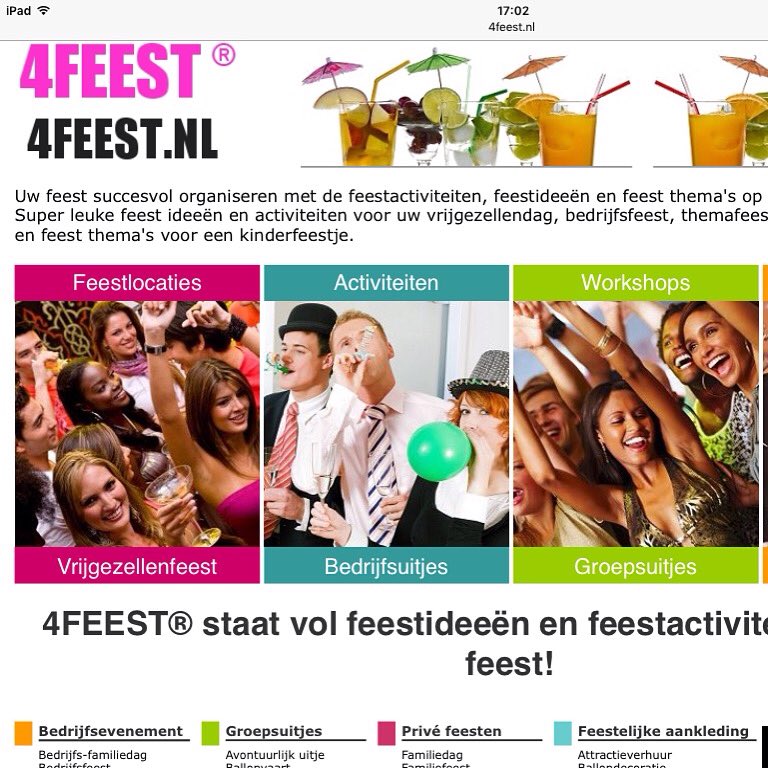 Eventsbranche's tweet image. Feest organiseren? 4feest.nl #Feest #Feesten #Feestje #Feestjes #Bedrijfsfeest #Familiefeest #Vrijgezellenfeest #Kinderfeest