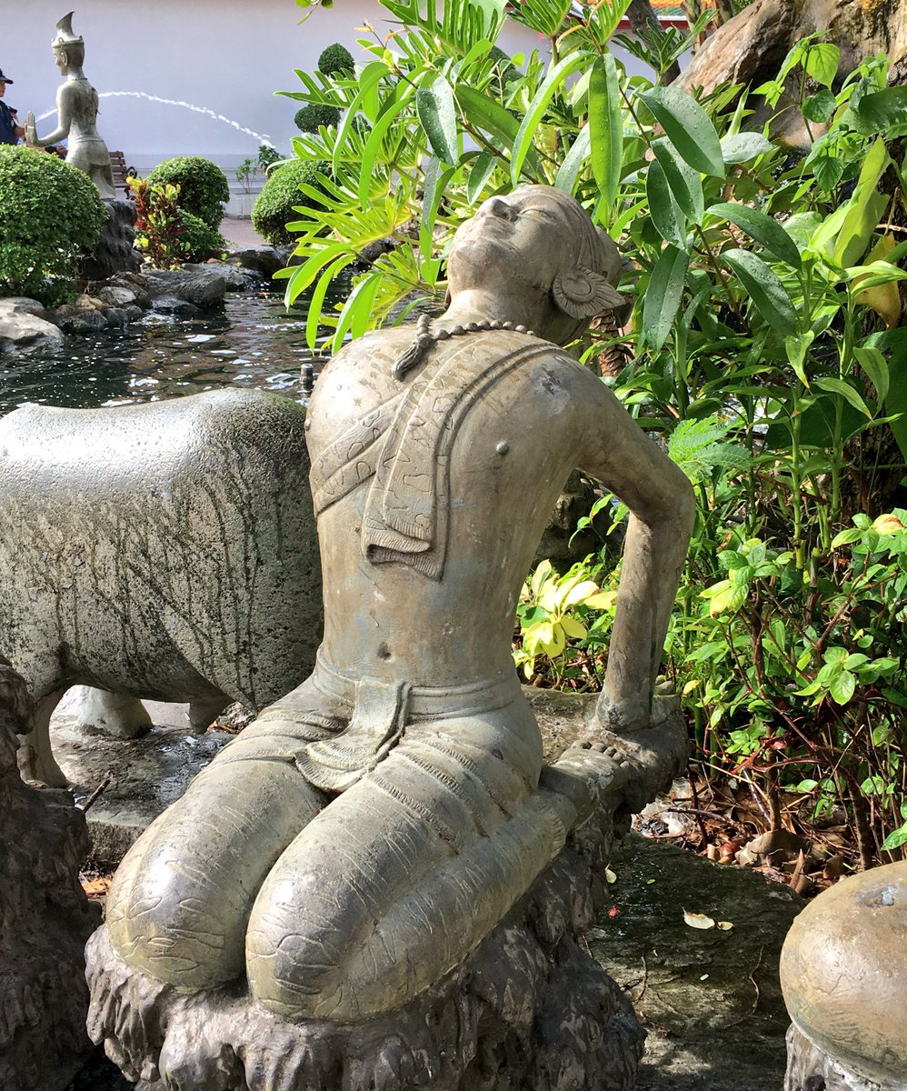 AncientsBestLtd's tweet photo. #statues of #yoga postures at #watpho #temple #thailand https://t.co/u4VlfKaqZd