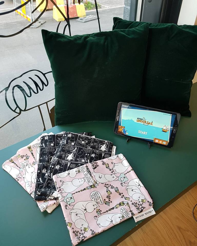 MoominUnderSail's tweet photo. Wondering what are the special #prizes we talked about? Here they are - #unique #handmade #moomin tablet cases by @LindaJuslin :D #kawaii https://t.co/ns10o3ereL