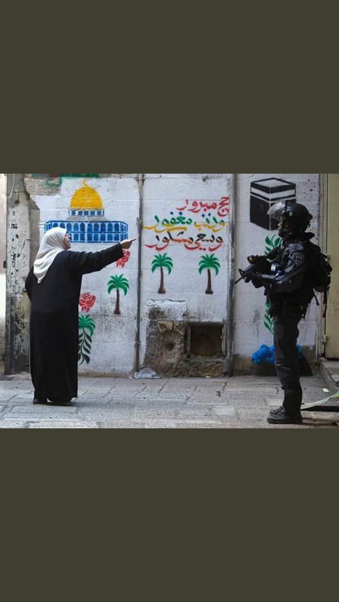 İsrail askerlerine seslenen Kudüs'lü onurlu bir kadın:
"Komutanı Muhammed olan ümmet, size boyun eğmez."
#MescidiAksa