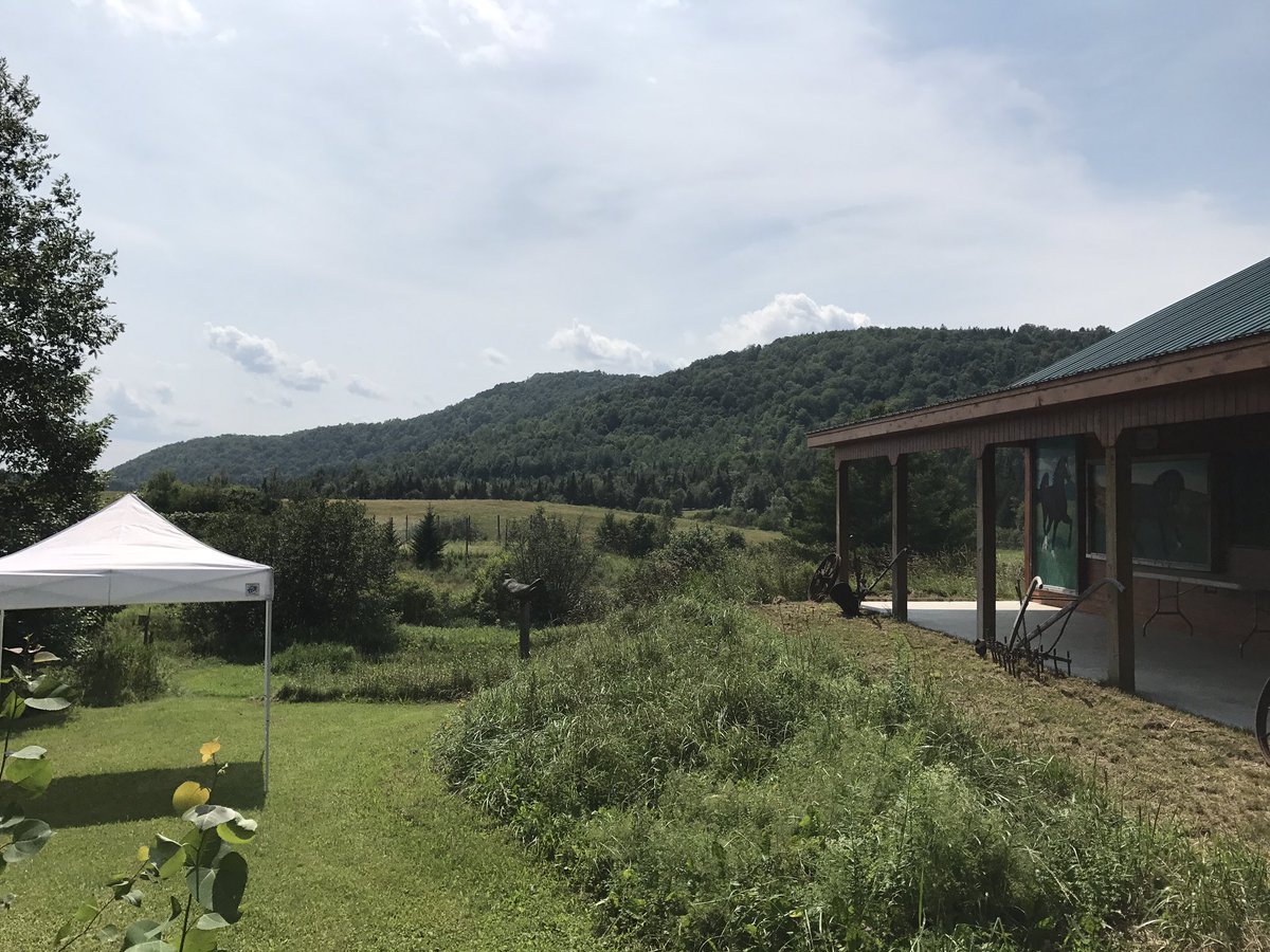 ShawnTWrites's tweet photo. Today is #IntoTheWords w/ @vtwriters -- I helped @creekroadpoet set up last night in Irasburg #Vermont https://t.co/foyJbPMFZq