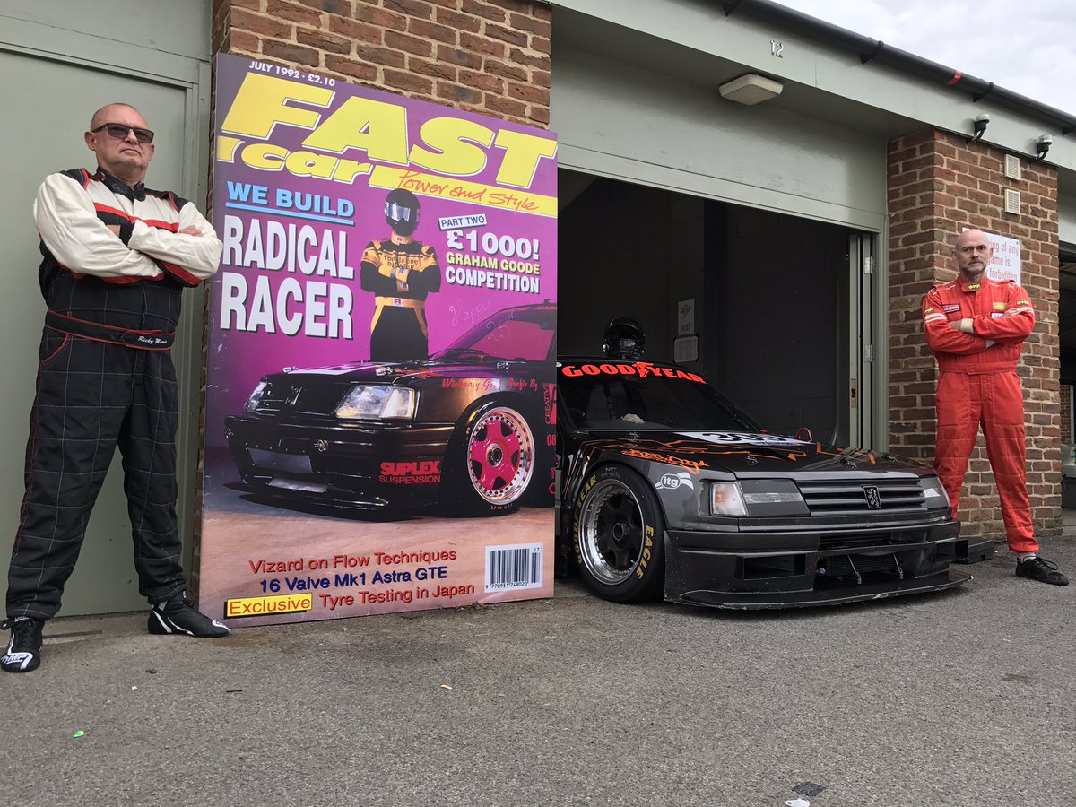 309Team's tweet photo. 25yrs since FC 309 Thundersaloon was unveiled on the cover of Fast Car Magazine, Team 309 are at @Croft_Circuit this w/end #309 #birthday https://t.co/QIPtBPytb0