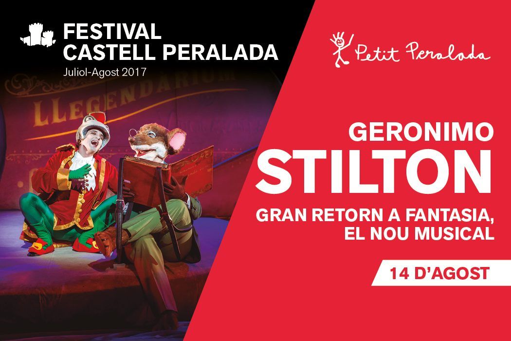 menutsGirona's tweet photo. Geronimo Stilton busca els set objectes màgics a @FIMCPeralada #nothoperdis https://t.co/X6cIEuj9Kn @StiltonMusical #FIMCP17 #incostabrava https://t.co/uO32dxvhDv