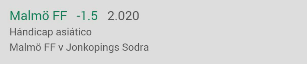 SecurTips's tweet photo. Fútbol Suecia
Allsvenskan
Stake 3/10
Cuota 2.020 https://t.co/GNI7kMDIk0