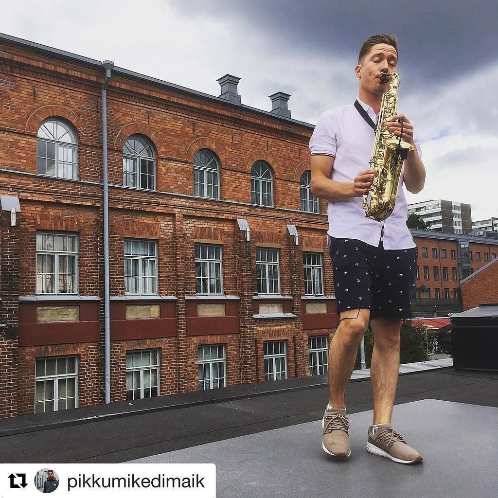 theSAXperience's tweet photo. Calm before the storm yesterday, today all sunshine. Round II @ravintolanooa today at 15.00 @l4k4r1 @boycalledpedro https://t.co/jjCy7UdkGa https://t.co/tgeqvrAv6U