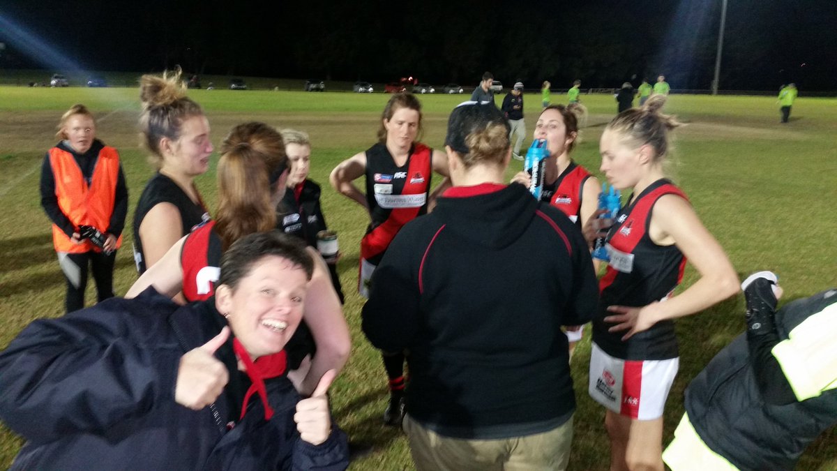 WAWFC1's tweet photo. Great night for footy the Team Manager is enjoying the night #lovefooty #runwiththepack https://t.co/IJjb4YsYFN