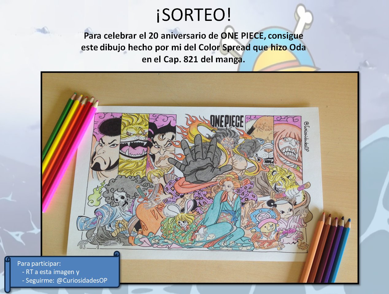 ċygi One Piece Al Twitter Sorteo Dibujo Del Color Spread Del Cap 1 Rt A Esta Imagen Seguirme Curiosidadesop Leeros Las Bases Que Estan Abajo Onepiece T Co Lesbplyiu7 Twitter
