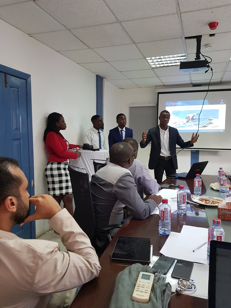 Highlight of the week: Tigo "Dragon's Den" innovation contest for our brilliant interns. The senior mgmnt very impressed by the calibre!