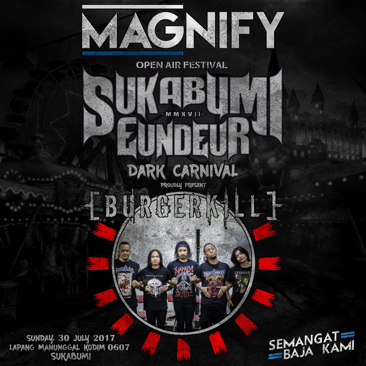 Band yg banyak meraih prestasi &amp; tdk diragukan lg eksistensi nya di dlm &amp; luar negeri

#SukabumiEundeur #SemangatBajaKami