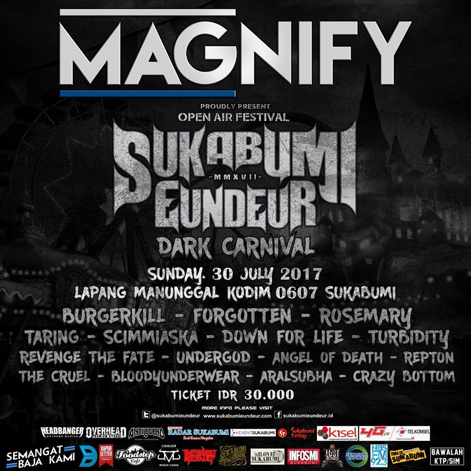 SUKABUMI EUNDEUR 2017
HTM : 30K | Minggu,30 Juli 2017 | Lap.KODIM 0607 Sukabumi

#MagnifySukabumiEundeur #SukabumiEundeur #SemangatBajaKami