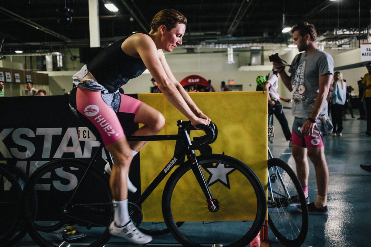 HuezApparel's tweet photo. Johannah Jahnke is racing against Colleen Gulick, lets go! @redhookcrit #elfhuez #rhcl3 #redhookcrit https://t.co/BmfgIWGfvK