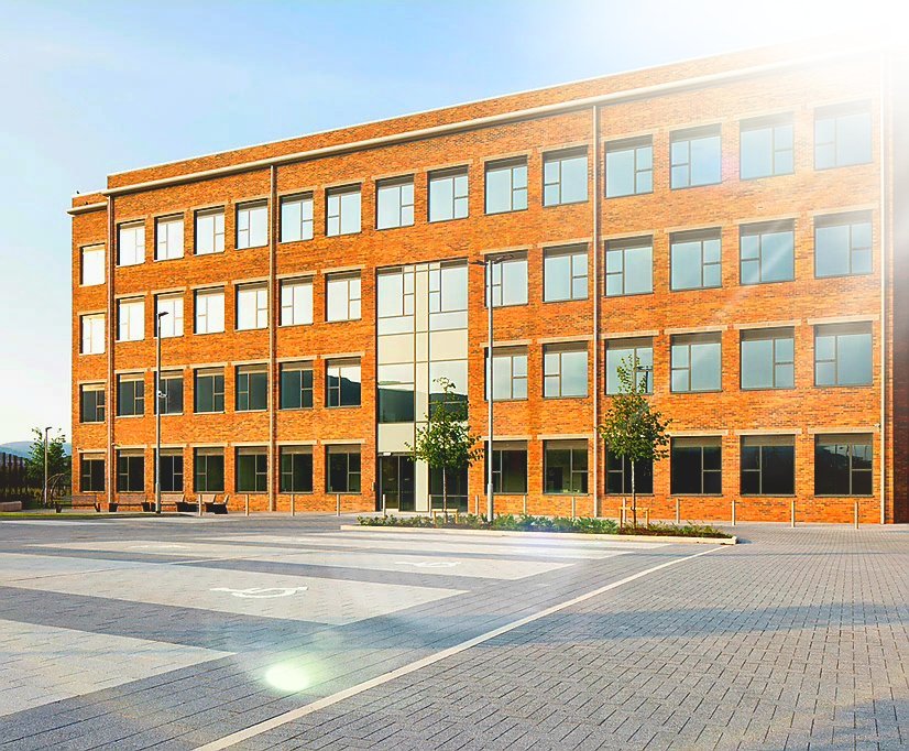 westbelfasthour's tweet photo. Does anyone know what you call this building? What former site does it sit on? Answers on a virtual postcard #SaturdayCraic #InvestInTheWest https://t.co/b0NoOKkHzy