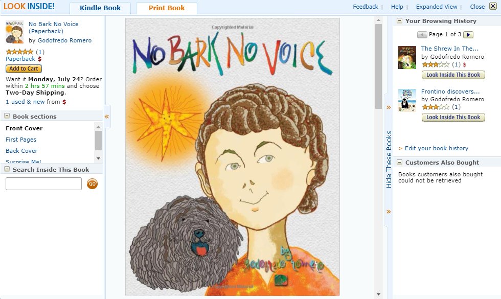 pinineco's tweet photo. NO BARK NO VOICE,
Printed edition
Get your copy at Amazon:
https://t.co/oSaCMSKGow
#childrenbooks #pets #bookstagram #printededition https://t.co/GA1PKld1HF