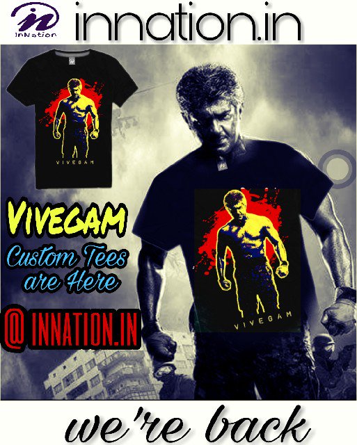 InNationin's tweet photo. #Vivegam Special Edition T-shirt 😎 

Get  urs Tees -> Innation.in

@ThalaAjith_FC @Ajithfansdotcom @iam_K_A @ThalaFansClub @AjithKumarArmy https://t.co/XJnvGyFm8h