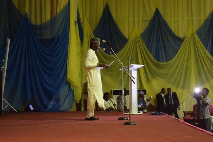 YELFoundation's tweet photo. Suleiman Yusuf is the pioneer co-ordinator of Yasmin El-Rufai Foundation. He gave the introductory presentation at the launching. https://t.co/gkVPn7nmxi