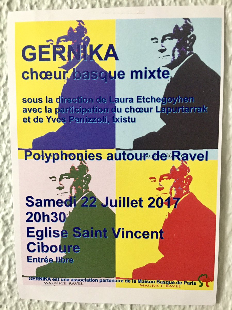 loremonnet's tweet photo. Ce soir à 20h30 concert gratuit à l'église de @Ville2Ciboure ! Venez écouter le chœur de la Maison des Basques de Paris ! @saintjeandeluz https://t.co/lo4IsirheM