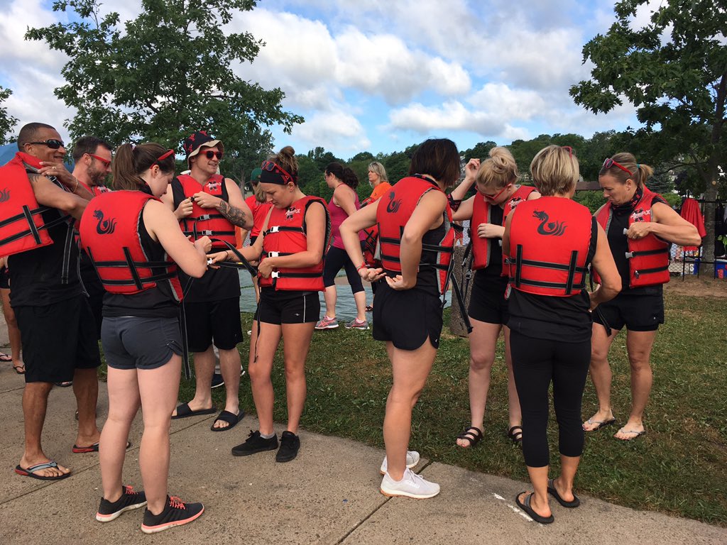 YMCAPictouCo's tweet photo. It is a great day to be on the water! Your Y team is getting ready for their first race. #PaddlesUp #PCYMCA https://t.co/K9cD8exyJs