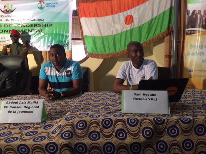 Actumagzine's tweet photo. Ouverture du premier week end de leadership environmental #Goodcitizen #Tillabery @NigerYali @JVE @saniayoub
#dankassa #laabize #Niger https://t.co/ndsbYQmpgr