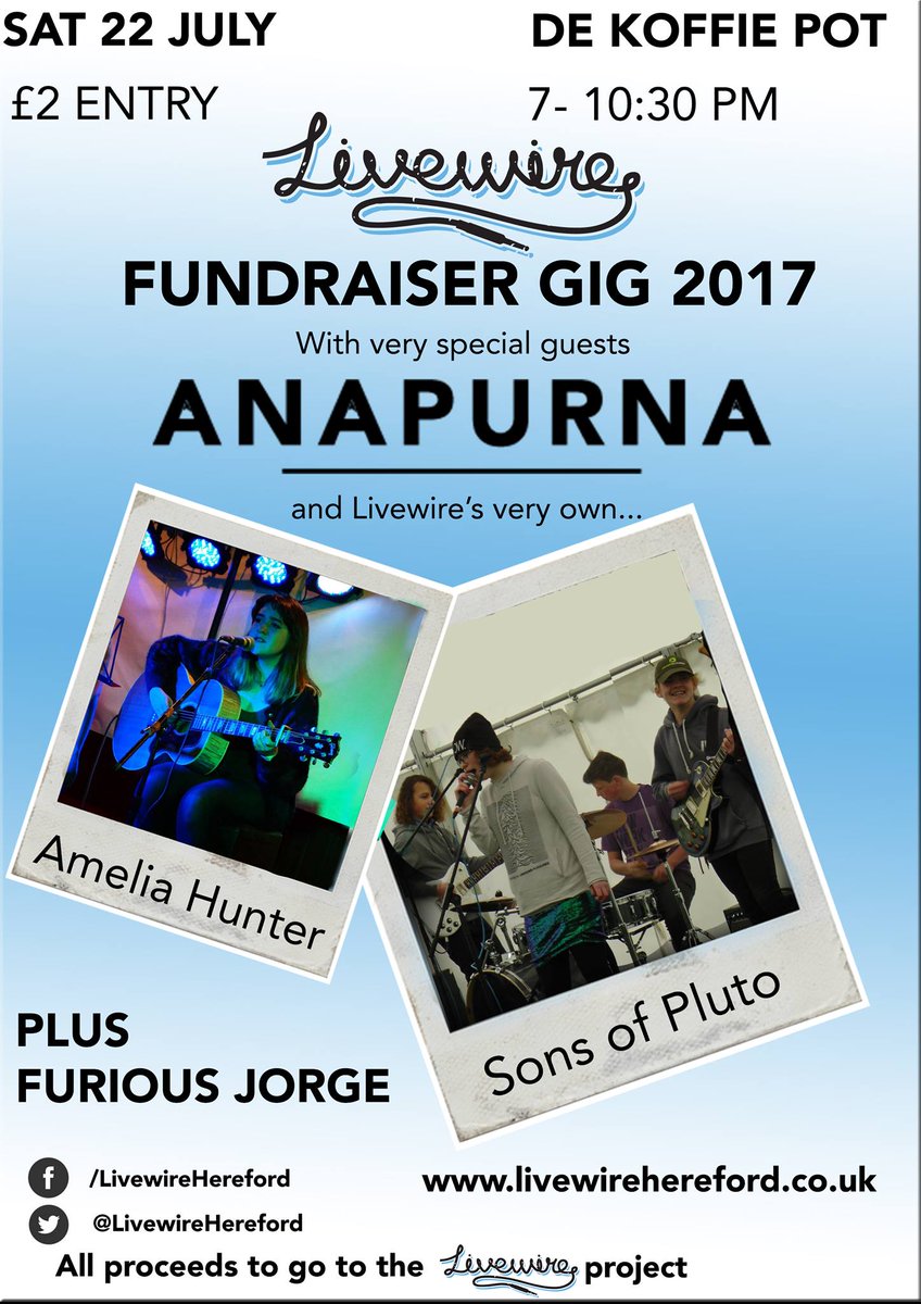 Come down to <a href="/Dekoffiepothfd/">De Koffie Pot</a> tonight at 7 to see some fantastic musicians performing! #dekoffiepot #hereford #youthmusic #livemusic