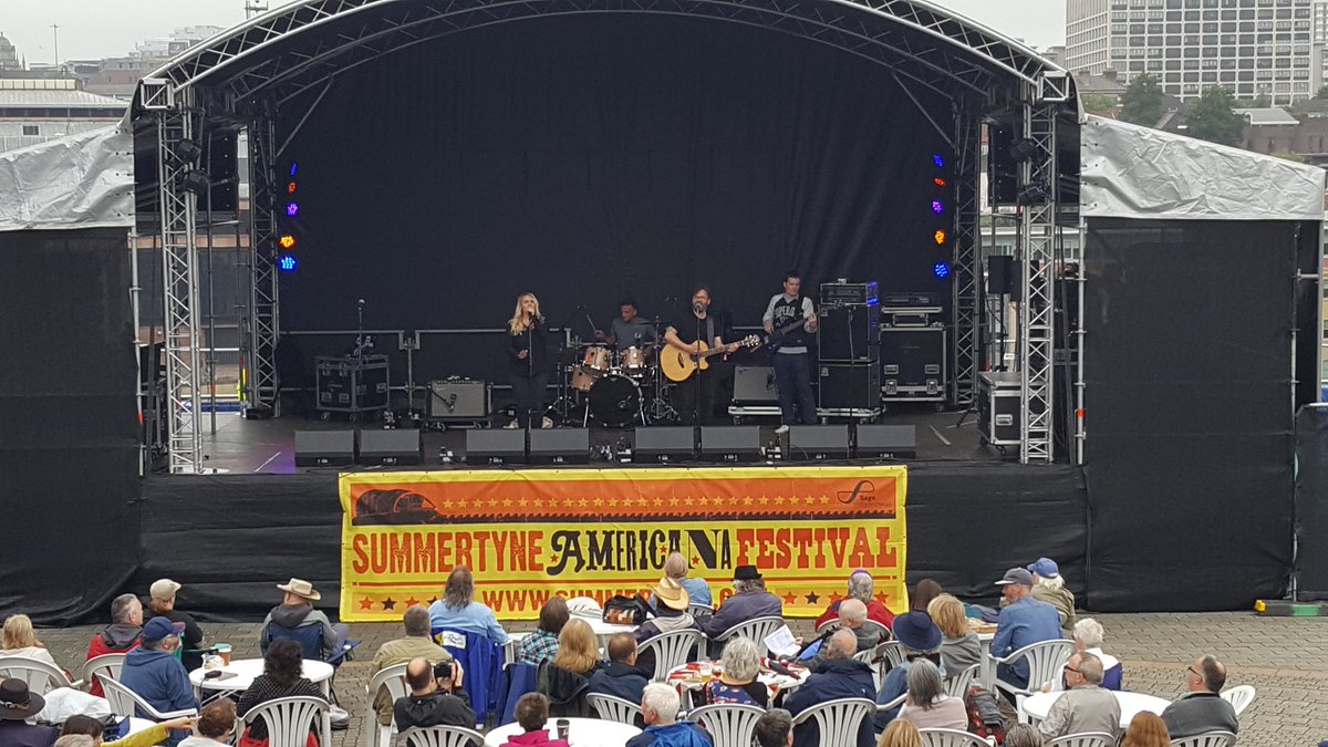 Excellent sound here @SummerTyne . @dexeterband looking and sounding great. Awesome grooves! #britishamericana  #amaricana