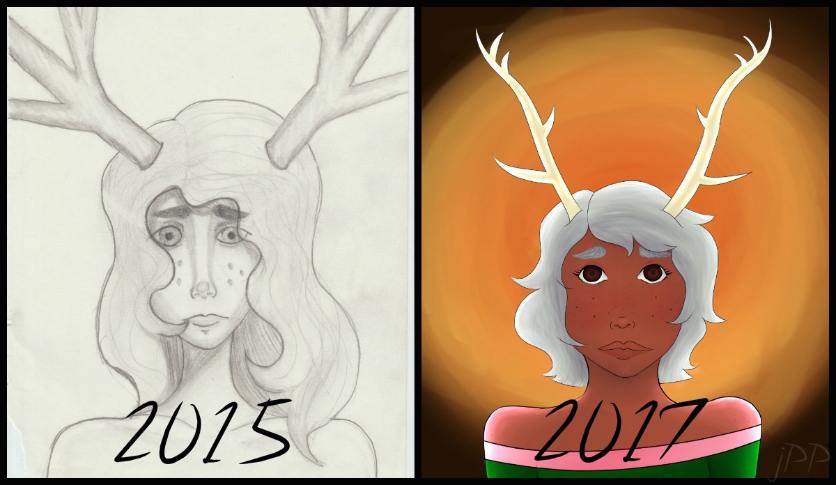 azi_unknown's tweet image. Redrawing old art is very fun. #art #drawagain