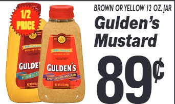 superfoodmkt's tweet image. Gulden's Mustard 1/2 price / Mostaza Gulden's 1/2 precio $.89 July 21 - 27, 2017 .
#superfoodmarketplace #guldens #mustard #mostaza