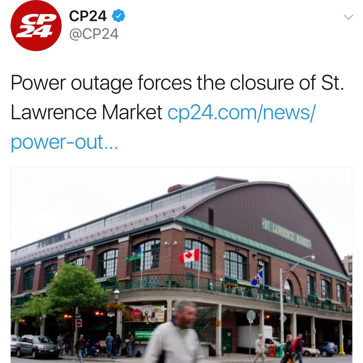 Cp24 On Twitter Power Outage Forces The Closure Of St Lawrence Market Https T Co W9pazw4xpc
